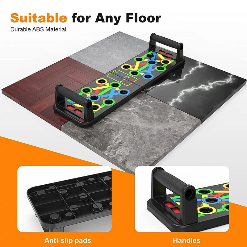 Folding Push-Up Board Chest