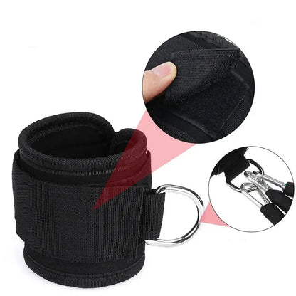 Hip Fitness Trainer Booty Leg Resistance Bands with Ankle Strap