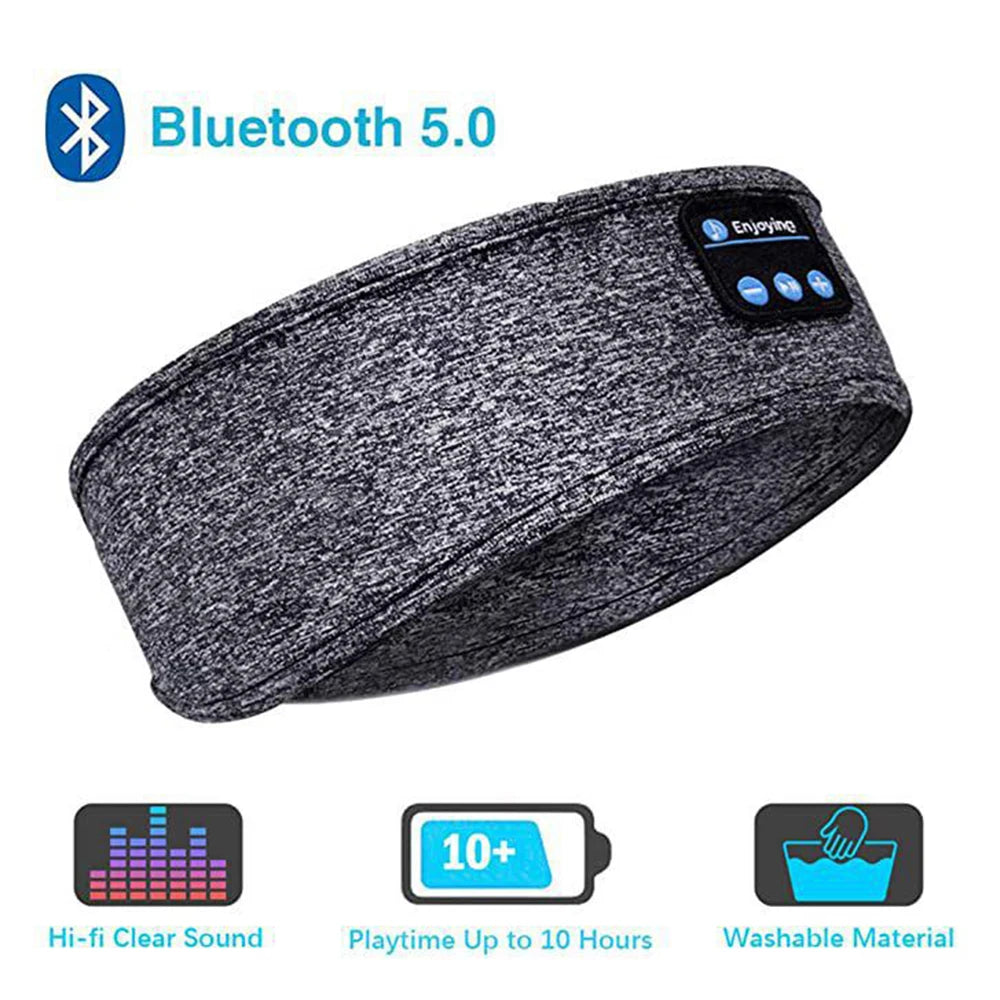 Bluetooth-Compatible Earphones Sports Sleeping Headband