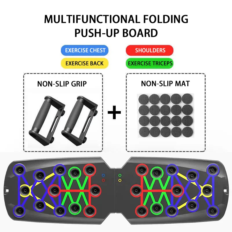 Folding Push-Up Board Chest