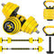 55Lbs Adjustable Dumbbell Barbell Kettlebell for Home, Gym, Office