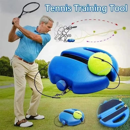 Heavy Duty Tennis Training Aids Base with Elastic Rope Ball